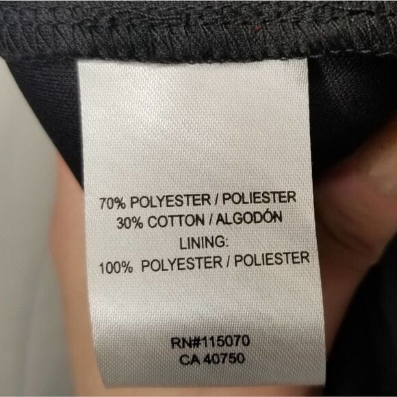 Nina Leonard Black Netted Button Embellished Shift Dress - Picture 2 of 5